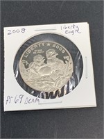 2008 Liberty Eagle clad half dollar PR69 DCAM