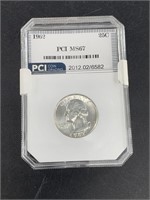 1962 Silver Washington quarter MS67 by PCI