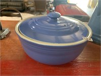 ANTIQUE HALL DISH WITH LID