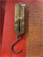ANTIQUE CHATILLON AND SONS BRASS SCALE