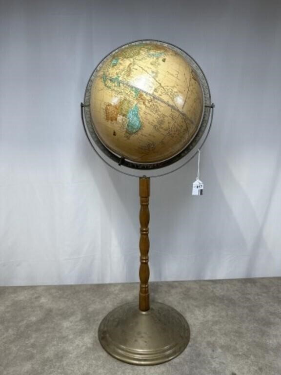 Crams Imperial world globe on stand