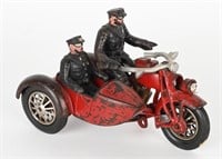 HUBLEY ELECTRIC LIGHT MOTORCYCLE w/ SIDECAR