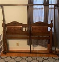 Queen or full bed frame head board
