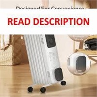 $54  Auseo Electric Oil Filled Radiator Space Heat