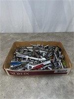 Assortment of wrenches and sockets