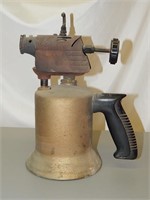 Antique Brass Dunlap Blow Torch Bakelite Handle