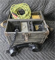 Vintage WW II Automatic Electric field phone