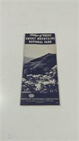 Vintage Map Of The Great Smoky Mountains National