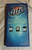Miller Lite If You Were Born Before This Date Sign
