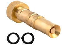 (Sealed/New)Solid Brass Hose Nozzle Heavy 
Solid