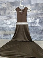 Vintage 70's style brown dress
