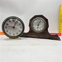 2 Vintage Gilbert Clock