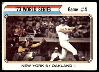 1974 Topps World Series Game #4 Card #475