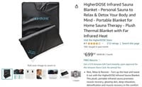 B2040 HigherDOSE Portable Infrared Sauna Blanket