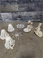 Crochet starch ornaments