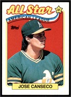 1989 Topps All-Star #401 JOSE CANSECO