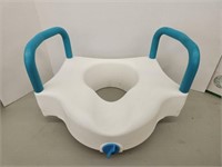 Lifted Toilet Seat - 20" W with Handles
