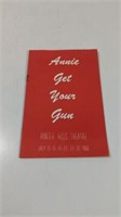 1966 Annie Get Your Gun Hunter Hills Theater