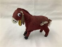 Wind Up Donkey Toy, Made in Japan, Working, 5”L