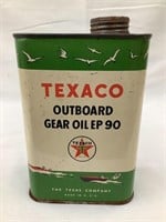 Texaco Outboard Gear Oil Can, 6 1/2”T