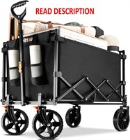 $70  Foldable Wagon Cart: Utility  Black