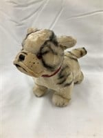 Vintage Stuffed Toy Bulldog, Made in Japan, 7”L