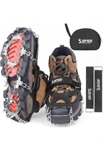 Sfee Ice Cleats for Boots, Crampons Snow Grips 24