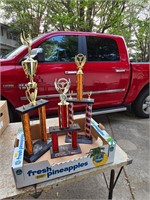 Car show trophies