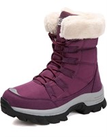 DimaiGlobal Women's Snow Boots Winter Boots Fur