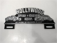 Hollywood medals plate cover