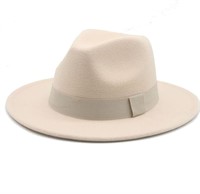 Suwequest Fedora Hats for Women Wide Brim Dress