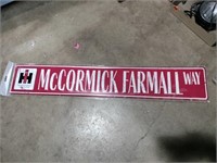 farmall  metal sign 36x6