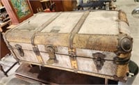 Antique Indistructo traveling trunk