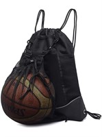 STAY GENT Drawstring Basketball Backpack for
