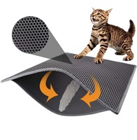 Pieviev Cat Litter Mat Double Layer Waterproof