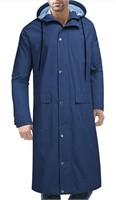 (new)Size:XL Men's Long Waterproof Raincoat with