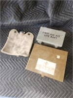 Military First Aid kits, Ford water bag