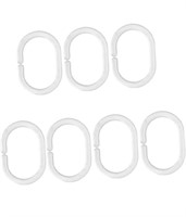 (new)12pcs C Shape Rings Clear Curtain Rings