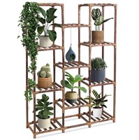 M9586  Homroll Plant Stand, Wood, 11-Tier