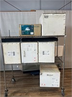 Assorted Lamps & Hanging Lights in Boxes
