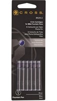 Cross Slim Fountain Pen Ink Cartridges Blue 6 per