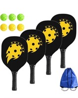 (new)Paolimax Paddles, Pickleball Set Including 4