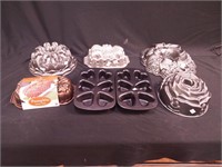 Seven Nordic Ware bake pans including