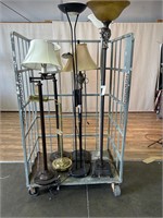7pc Assorted Style Floor Lamps