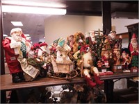 14 Old World Santas, from 5" to 11" high