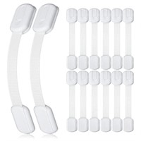 4our Kiddies 14 Pack Baby Proof Cabinet Latches,