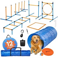 Dog Agility Course Backyard Set, Dog Agility