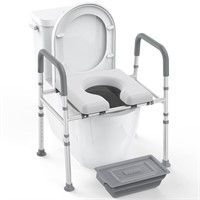 Raised Toilet Seat with Handles, Premium