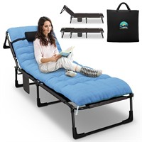 Folding Camping Cot Bed - Heavy Duty Cot Outdoor