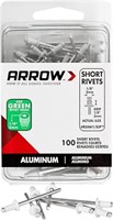Arrow Fastener RSAW1/8IP 1/8-Inch Short Aluminum